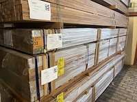 Ca. 85x guyana teak regels geschaafd gevingerlast - afbeelding 4 van  4