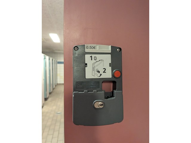 Ca. 8,65 meter dubbelzijdige lockerkast module — 162x locker safe-o-mat - afbeelding 3 van  16