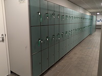 Ca. 8,65 meter lockerkast wandmodule — 81x locker safe-o-mat - afbeelding 4 van  11