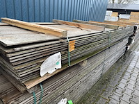 Ca. 86x douglas wisselsponning/halfhoutsrabat, 18x190mm, lengte 400cm - afbeelding 2 van  3