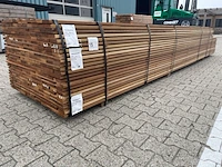 Ca. 86x guyana ipé planken geschaafd country grade, 21x90mm, lengte 13/395cm, 73/430cm - afbeelding 3 van  3