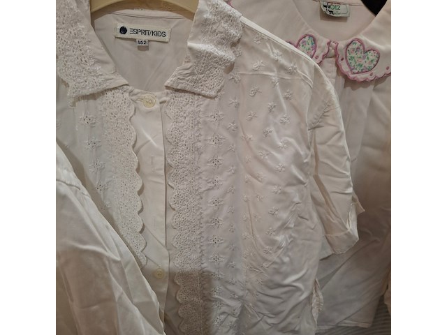 Ca. 86x witte blouses - afbeelding 3 van  8