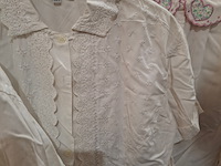 Ca. 86x witte blouses - afbeelding 3 van  8