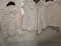 Ca. 86x witte blouses - afbeelding 5 van  8