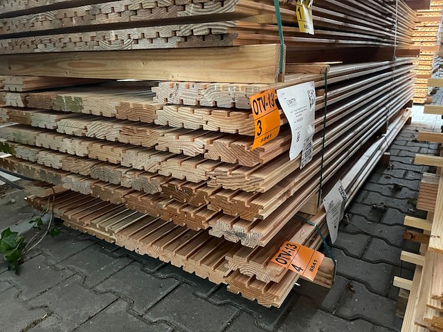 Ca. 88x douglas design- triple- deens profiel, 22x142mm, lengte 300cm - afbeelding 4 van  4