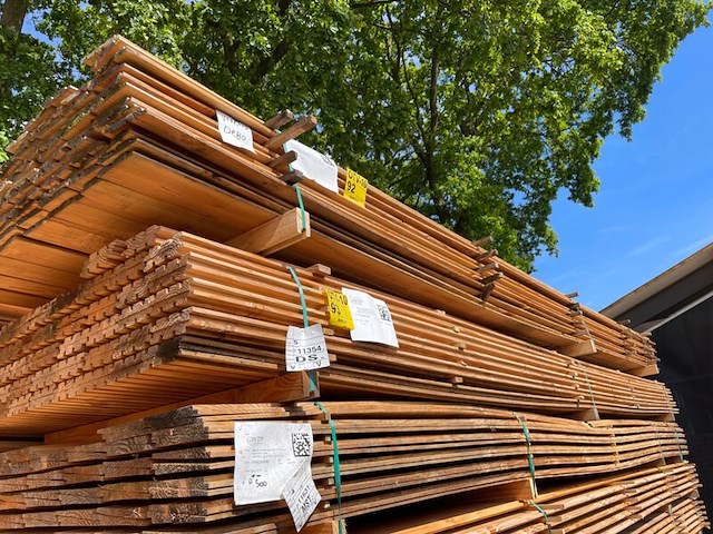 Ca. 88x douglas design- triple- deens profiel, 22x142mm, lengte 500cm - afbeelding 4 van  4