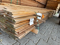 Ca. 88x douglas dubbele rhombus, 18x130mm, lengte 500cm - afbeelding 2 van  3