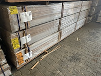 Ca. 88x guyana teak regels geschaafd gevingerlast, 27x45mm, lengte 400cm - afbeelding 4 van  4