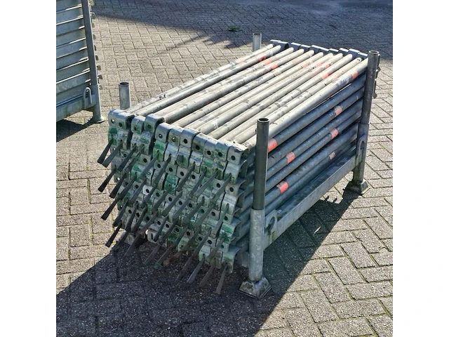 Ca. 88x hulpkortelling, layher, allround | 140 cm, in transportbok - afbeelding 4 van  7