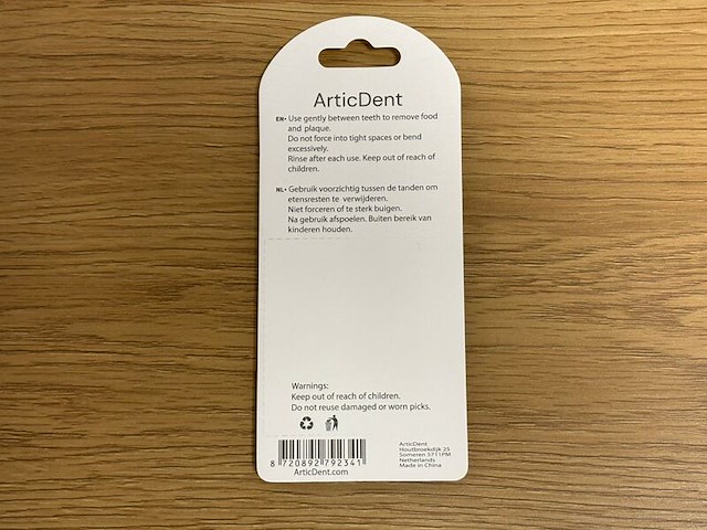 Ca. 88x tandenstokers - medium - 42 pack arctic dent, mint - afbeelding 4 van  4
