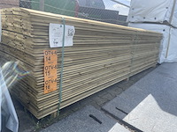 Ca. 88x vuren channelsiding geïmpregneerd, 18x145mm, lengte 300cm - afbeelding 4 van  4