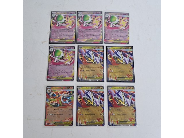 Ca. 88x zeldzame pokémon kaart, ex's & v's - afbeelding 10 van  25