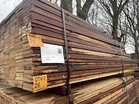 Ca. 89x angelim pedra beschoeiingsplanken, 20x150mm, lengte 17/150cm, 44/200cm, 28/250cm - afbeelding 4 van  4