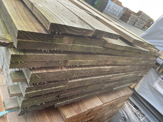 Ca. 89x douglas planken fijnbezaagd, 22x150mm, lengte 300cm - afbeelding 3 van  3