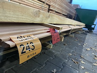 Ca. 8x douglas wisselsponning/halfhoutsrabat, 18x190mm, lengte 400cm - afbeelding 2 van  3