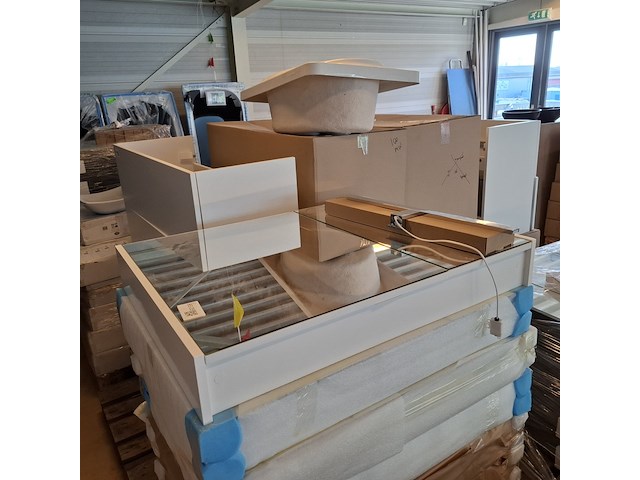 Ca. 8x spiegelkast glans wit - afbeelding 2 van  8