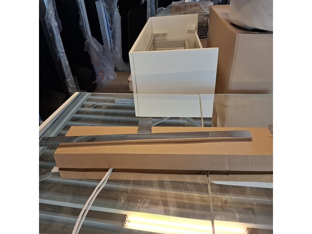 Ca. 8x spiegelkast glans wit - afbeelding 6 van  8