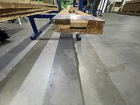 Ca. 8x thermo vuren planken fijnbezaagd, 25x100mm, lengte 400cm - afbeelding 3 van  3