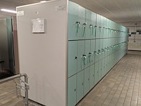Ca. 9 meter dubbelzijdige lockerkast-module — 168x locker safe-o-mat - afbeelding 8 van  15
