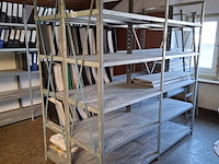 Ca. 9 meter metalen stelling - afbeelding 1 van  7