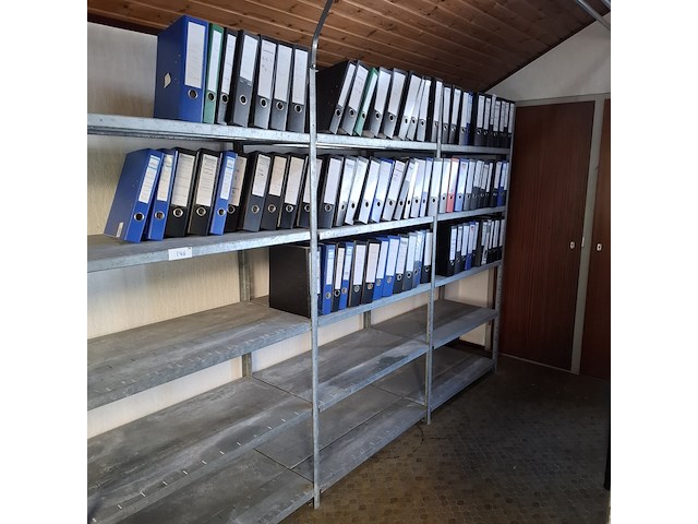 Ca. 9 meter metalen stelling - afbeelding 2 van  7