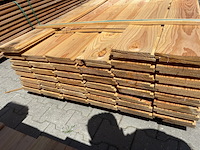 Ca. 90x douglas zweeds rabat, 21x190mm, lengte 500cm - afbeelding 3 van  3