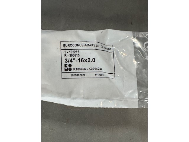 Ca. 90x eurocnus en 340x nippel - afbeelding 5 van  6