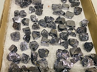 Ca. 90x galeniet brokjes - afbeelding 5 van  6