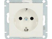 Ca. 90x inbouw stopcontacten kopp, hk07, wit - afbeelding 1 van  4