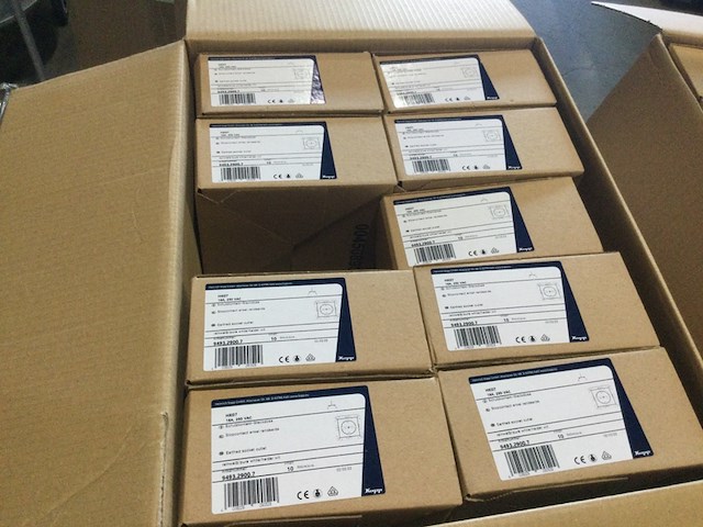 Ca. 90x inbouw stopcontacten kopp, hk07, wit - afbeelding 3 van  4