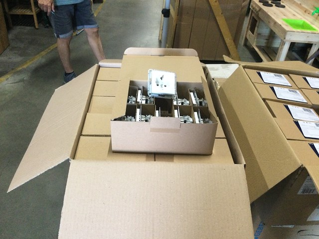 Ca. 90x inbouw stopcontacten kopp, hk07, wit - afbeelding 2 van  4