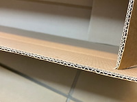 Ca. 90x lange verzenddozen 105x23x23cm dubbelgolf, bruin - afbeelding 3 van  4