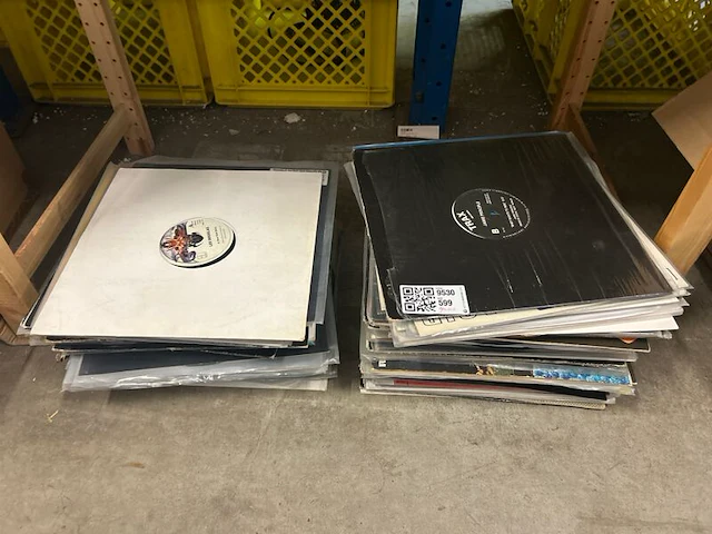 Ca. 90x vinylplaten (ip's en maxisingles) - afbeelding 1 van  7