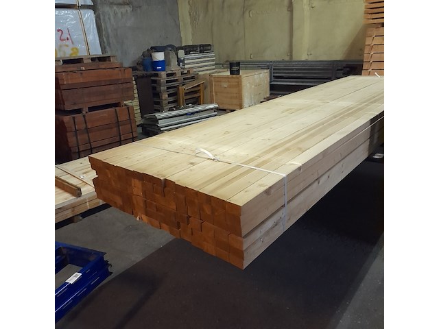 Ca. 90x vuren balk geschaafd, 4,5 x 7 x 420 cm - afbeelding 6 van  6