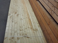 Ca. 90x vuren balk geschaafd, 4,5 x 7 x 420 cm - afbeelding 2 van  5