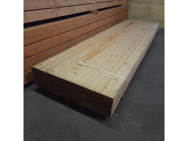 Ca. 90x vuren balk geschaafd, 4,5 x 7 x 420 cm - afbeelding 4 van  5