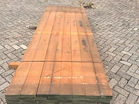 Ca. 927x amerikaans kersen planken fijnbezaagd, 33mm dik, diverse breedtes, lengte 305cm