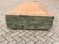 Ca. 927x amerikaans kersen planken fijnbezaagd, 33mm dik, diverse breedtes, lengte 305cm - afbeelding 3 van  3