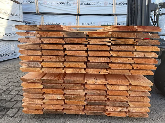 Ca. 92x douglas zweeds rabat, 26x190mm, lengte 300cm - afbeelding 2 van  3