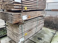 Ca. 92x massaranduba regels fijnbezaagd, 40x60mm, lengte 6/200cm, 86/250cm - afbeelding 4 van  4