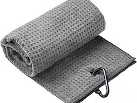 Ca. 93x golf handdoek grijs - afbeelding 1 van  3