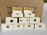 Ca. 93x houten schatkistjes - afbeelding 1 van  3