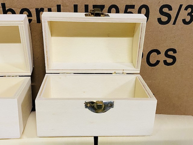 Ca. 93x houten schatkistjes - afbeelding 2 van  3