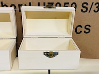 Ca. 93x houten schatkistjes - afbeelding 2 van  3