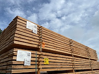 Ca. 94x douglas planken fijnbezaagd, 18x200mm, lengte 400cm - afbeelding 4 van  4