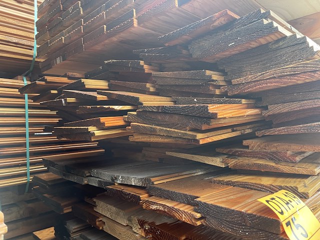 Ca. 94x douglas zweeds rabat, 21x190mm, lengte 400cm - afbeelding 3 van  3