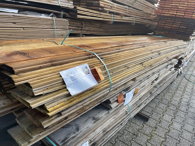 Ca. 94x douglas zweeds rabat, 21x190mm, lengte 400cm - afbeelding 2 van  3