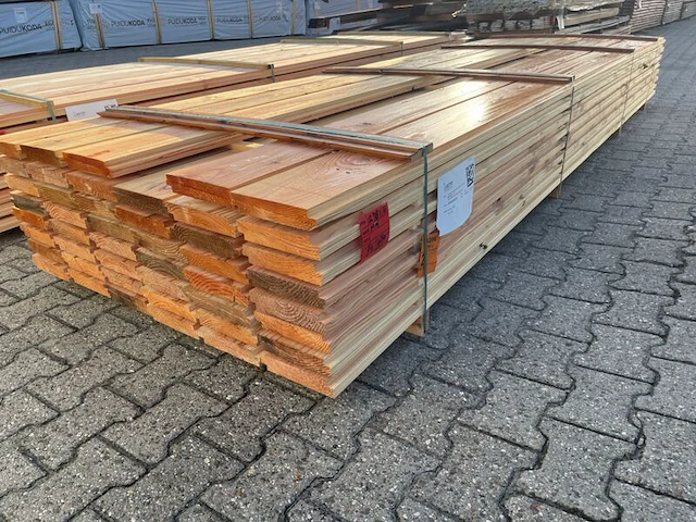 Ca. 94x douglas zweeds rabat, 26x190mm, lengte 400cm - afbeelding 3 van  3