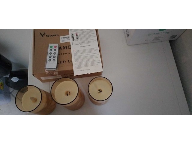 Ca. 94x set van 3 elektronische sfeer kaarsen - afbeelding 2 van  3