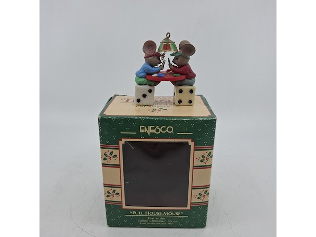 Ca. 95x beeldje, enesco, full house mouse - afbeelding 1 van  5